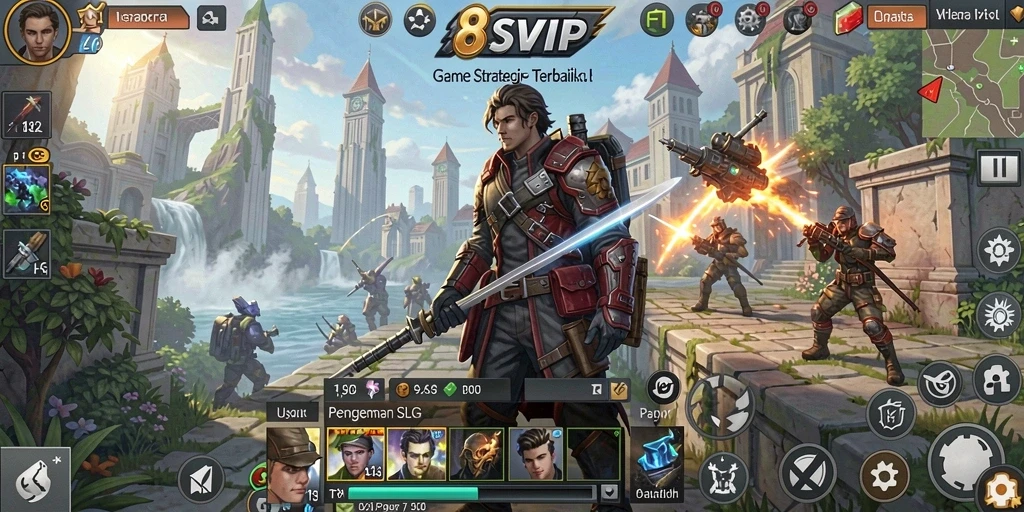 Tampilan gameplay strategis yang seru dalam 8SVIP.