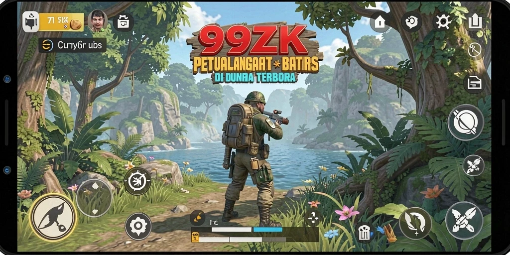 Gameplay 99ZK menampilkan petualangan seru di dunia terbuka.