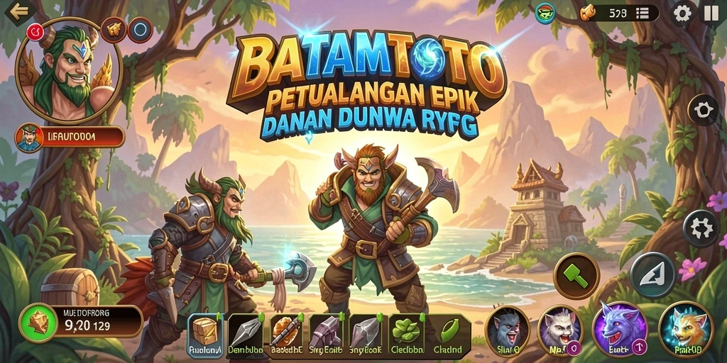Gameplay seru di BATAMTOTO dengan pertarungan epik.