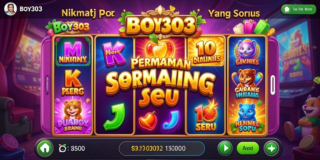 Tampilan gameplay Slot yang memukau dan interaktif di BOY303.