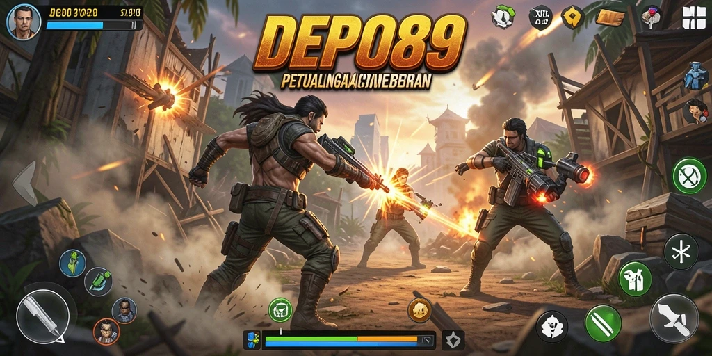 Tangkapan layar menunjukkan aksi seru dalam permainan DEPO89.