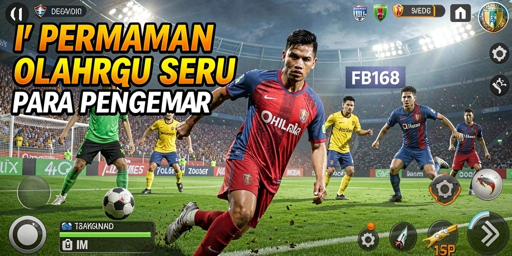 Tampilan gameplay FB168 menunjukkan aksi olahraga mendebarkan yang realistis.