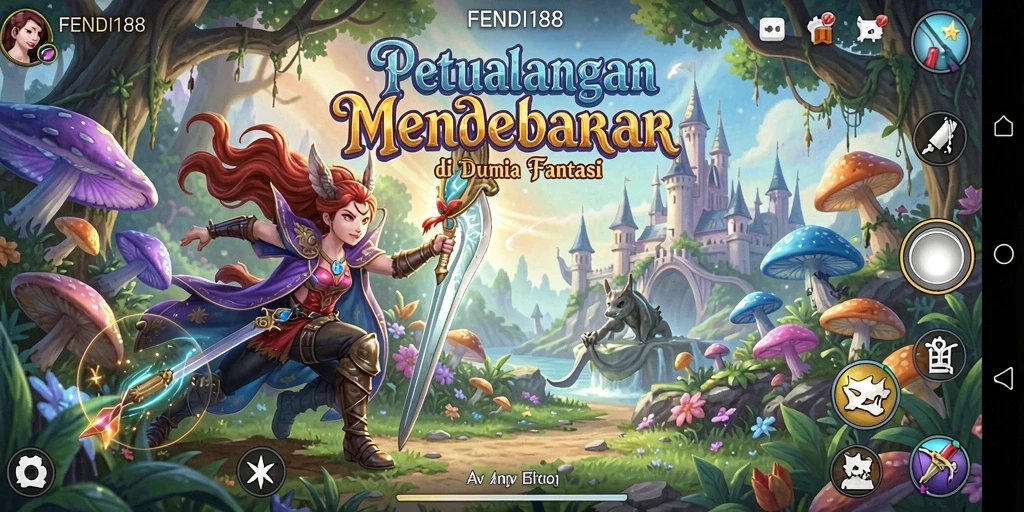 Tampilan gameplay FENDI188 yang menakjubkan saat berpetualang.
