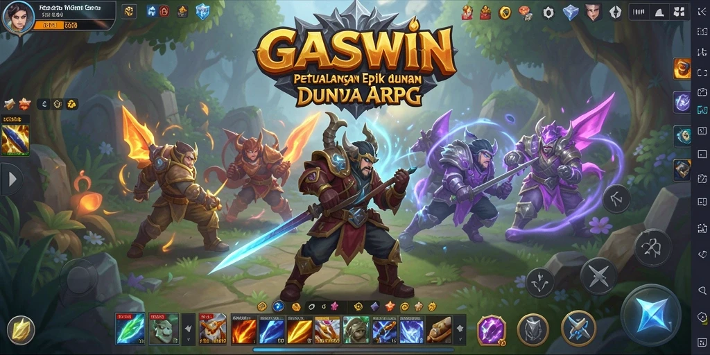 GASWIN menampilkan aksi mendebarkan dalam gameplay ARPG yang mendalam.