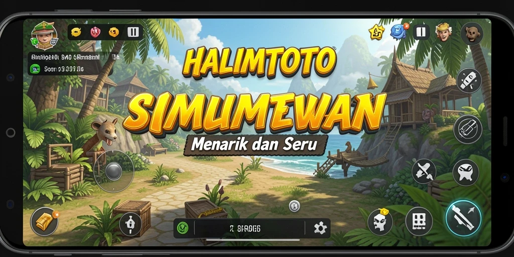 Tampilan gameplay HALIMTOTO yang mengasyikkan dan interaktif.