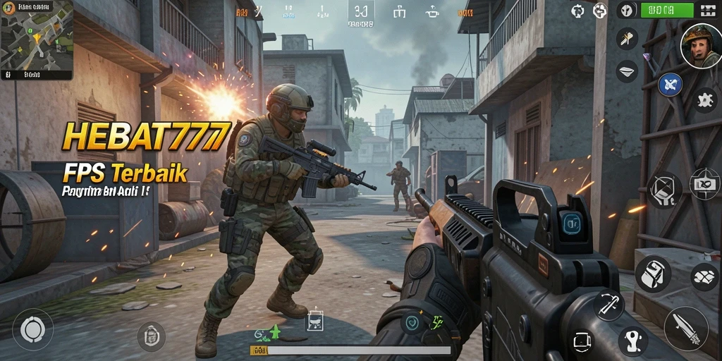 Tampilan aksi seru dari gameplay HEBAT777 yang menegangkan.
