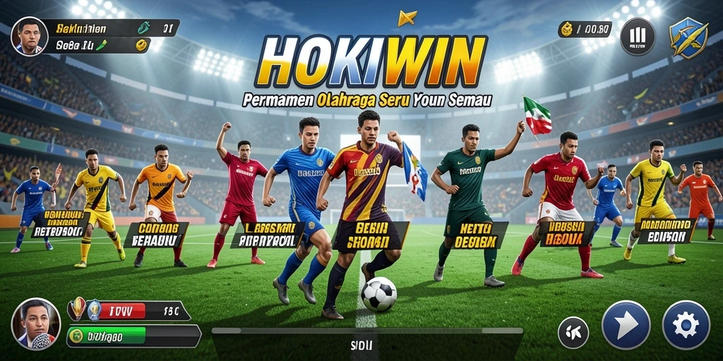 Tampilan gameplay seru dan interaktif di HOKIWIN.