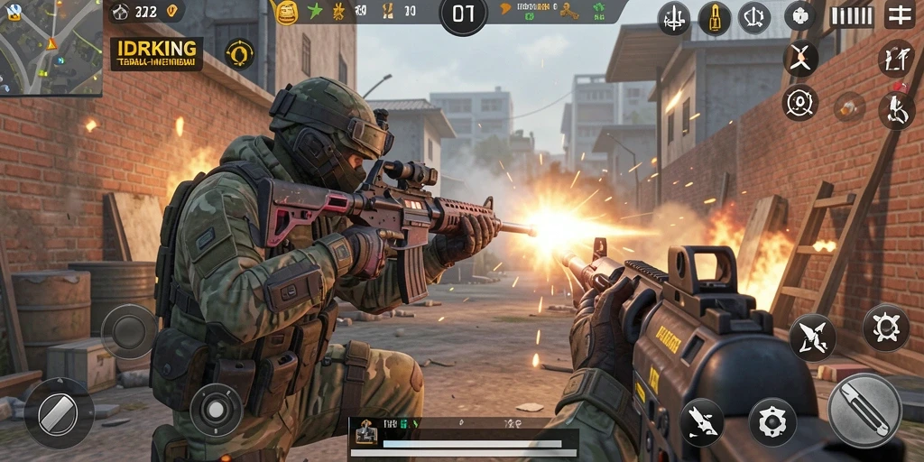 Tampilan gameplay seru dalam IDRKING yang penuh aksi dan tantangan.