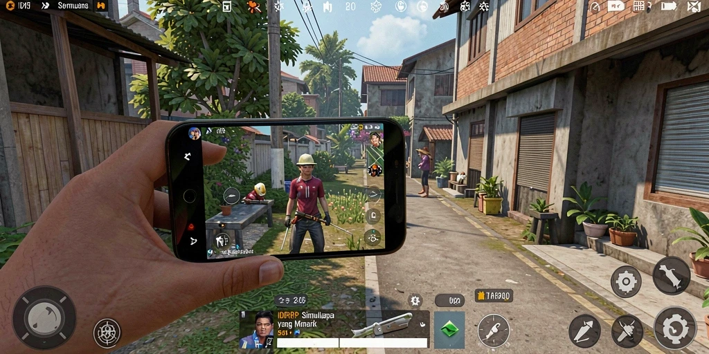 Tampilan utama IDRRP dengan gameplay simulasi yang mendalam.