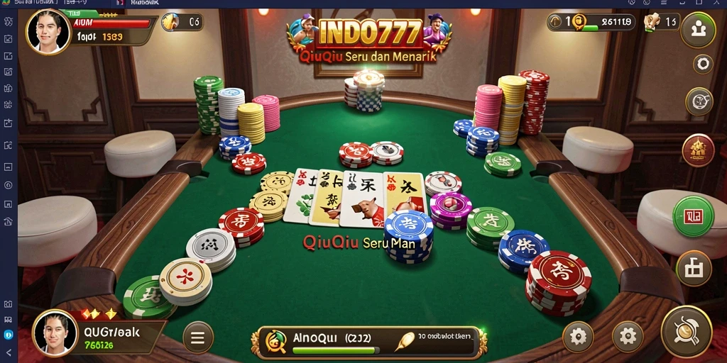 Screenshot permainan QiuQiu yang seru di INDO777.