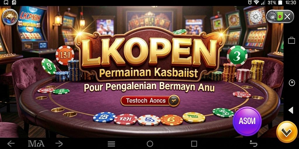 Tampilan menarik dari gameplay LKOPEN yang mendebarkan.