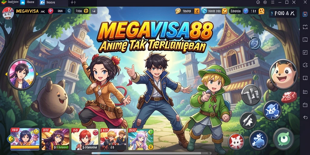 Tampilan memukau dari gameplay MEGAVISA88 yang penuh warna.