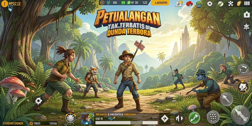 Tampilan menarik dari dunia terbuka dalam MPO2121