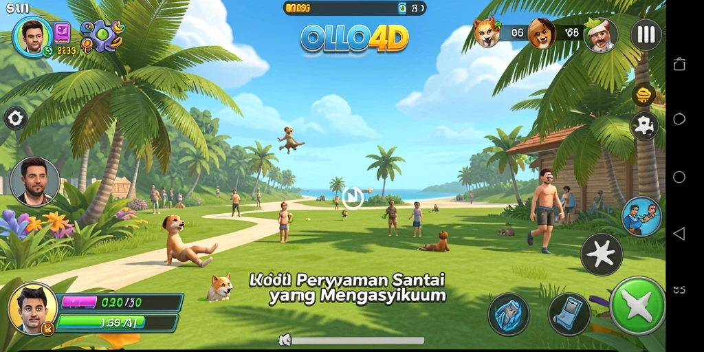 Tampilan menarik dari gameplay OLLO4D yang menghibur.
