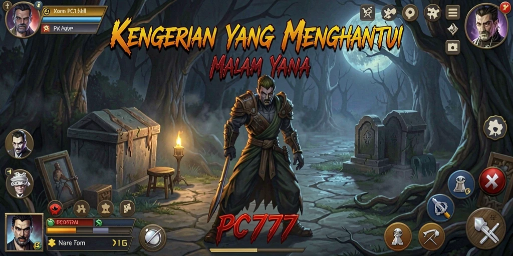 Tangkapan layar gameplay menegangkan dari PC777.