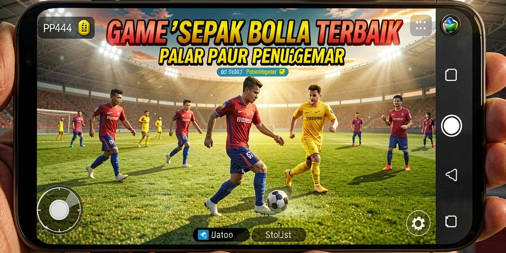 Tampilan gameplay PP444 yang seru dan menegangkan saat pertandingan berlangsung.