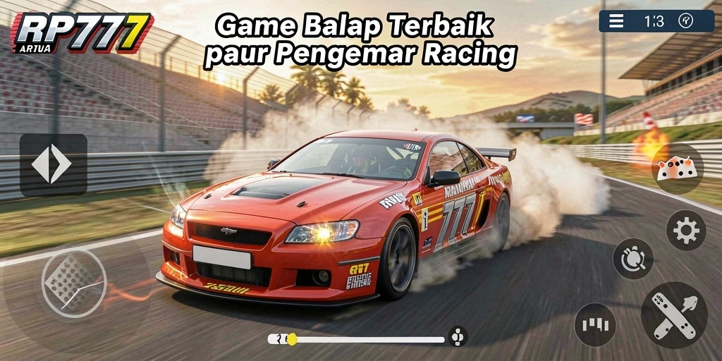 Tampilan gameplay Racing yang mendebarkan dan penuh aksi.