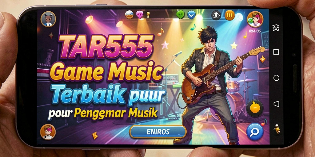 Gameplay TAR555 yang seru dan interaktif dalam dunia musik.