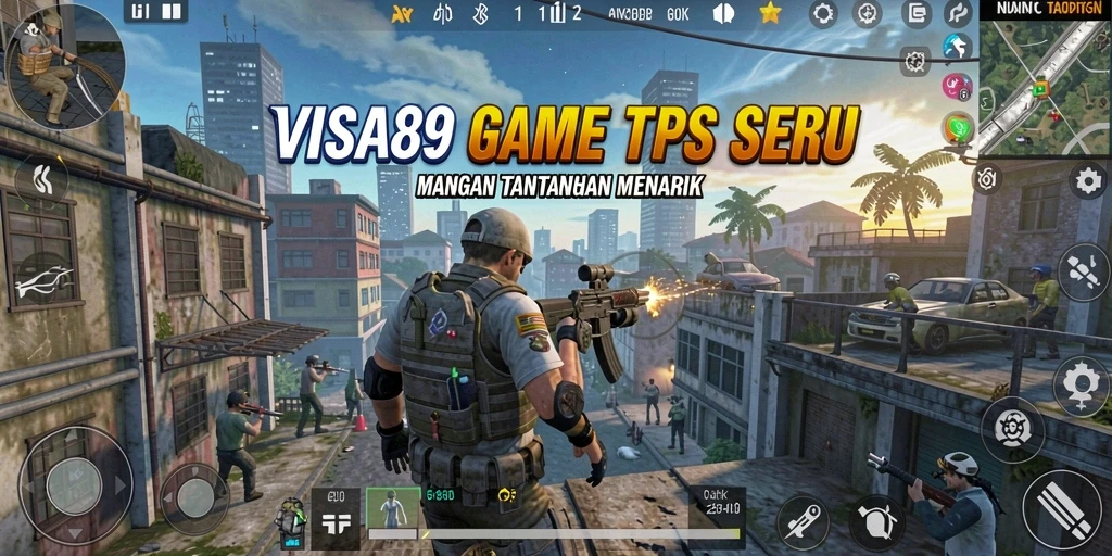 Tampilan menarik dalam gameplay TPS di VISA89.