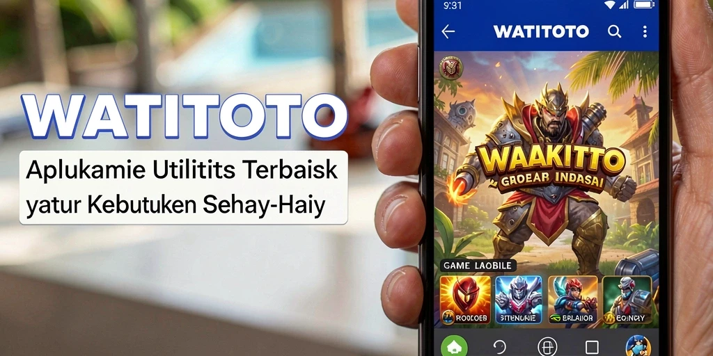 Tampilan interface WATITOTO yang user-friendly dan fungsional.